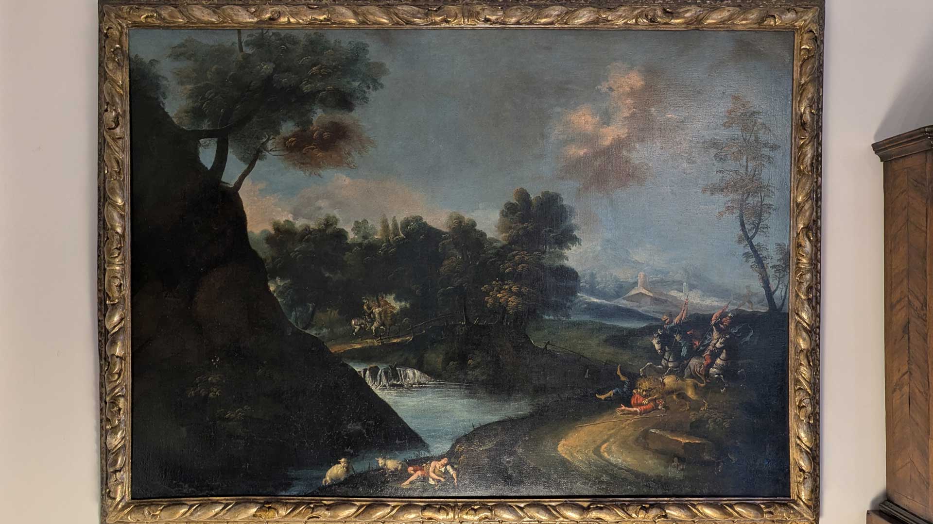Scena di caccia XVIII sec.