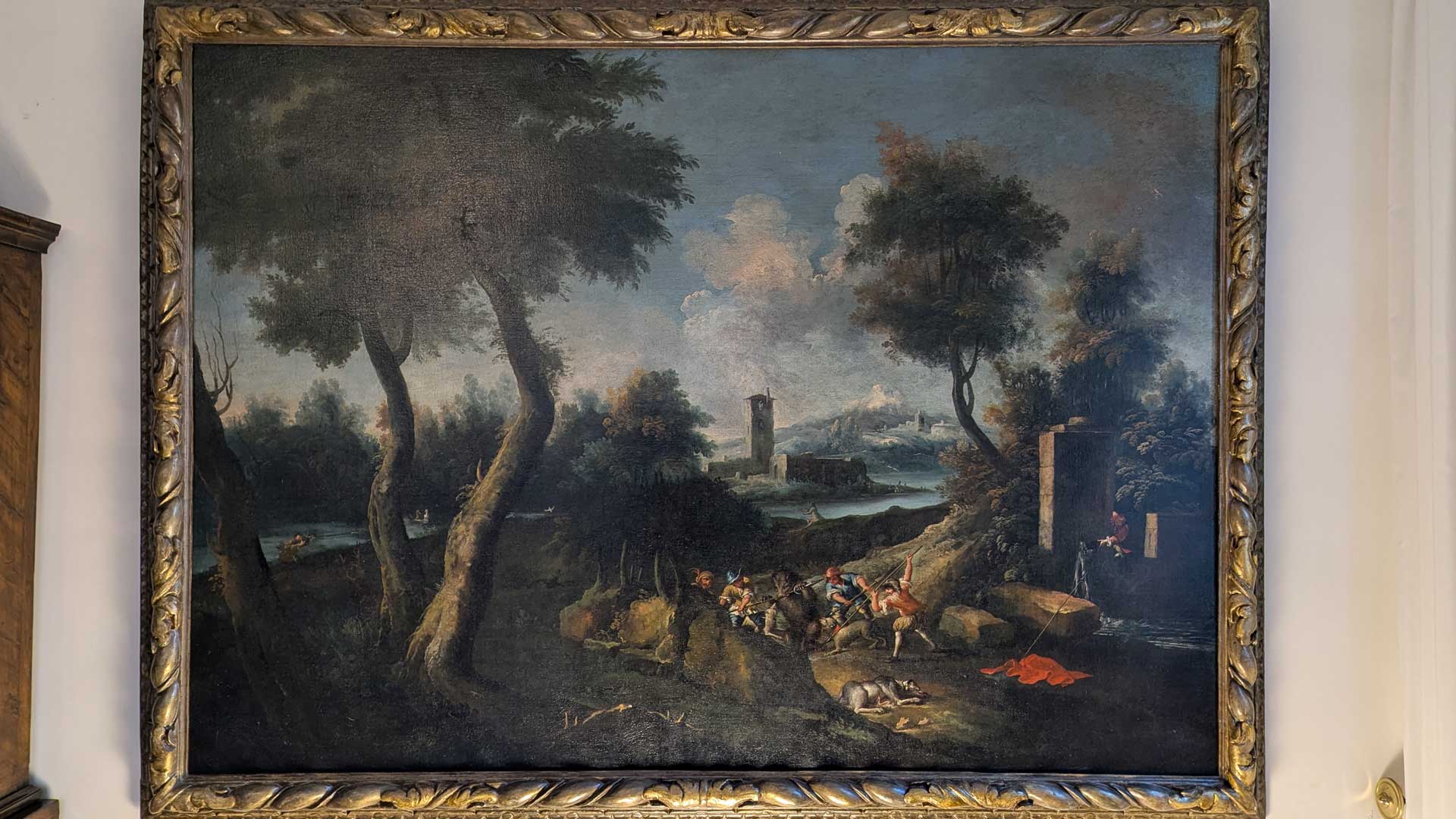 Scena di caccia XVIII sec.